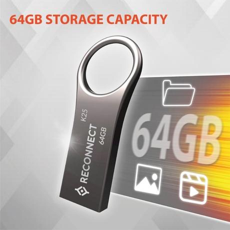 Reconnect 64 GB RC064PDM2 Metal Pendrive 2.0-3