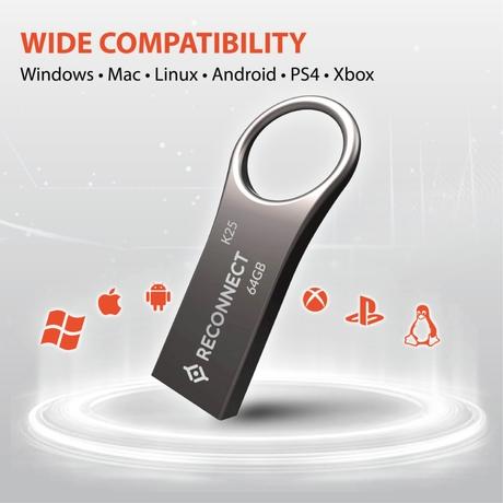 Reconnect 64 GB RC064PDM2 Metal Pendrive 2.0-4