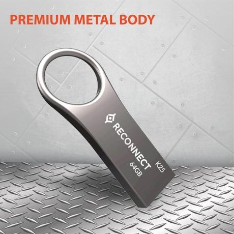 Reconnect 64 GB RC064PDM2 Metal Pendrive 2.0-5