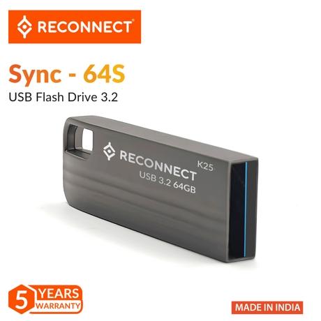 Reconnect 64 GB RC064PDM3 Metal Pendrive 3.2-1