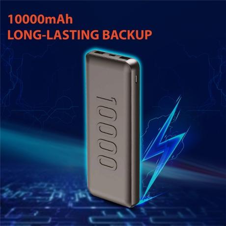 Reconnect 10000 mAh 22.5 W Power Bank, Black, RAPBB1013-3