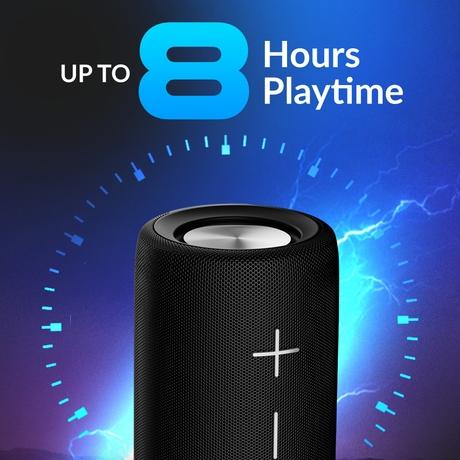 Reconnect Magneto Duo 22 W Bluetooth Speaker, Black-6