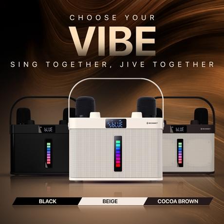 Reconnect JiveDuet 22 W Bluetooth Speaker, Beige-7