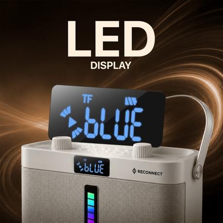 Reconnect JiveDuet 22 W Bluetooth Speaker, Beige-9