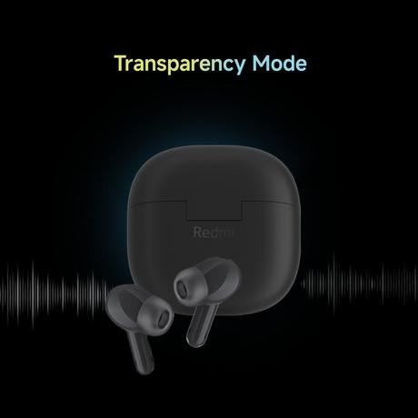 Redmi Buds 5C Bluetooth TWS in Ear Earbuds, Up to 40 dB Hybrid Noise Cancellation, Quad Mic, Custom Eq, 10 Mins Charge for 2 Hours Life, Up to 36 Hrs Playback, Gaming TWS, Acoustic Black-7