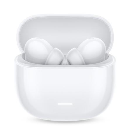 Redmi Buds 5C Bluetooth TWS in Ear Earbuds, Up to 40 dB Hybrid Noise Cancellation, Quad Mic, Custom Eq, 10 Mins Charge for 2 Hours Life, Up to 36 Hrs Playback, Gaming TWS, Bass White-0