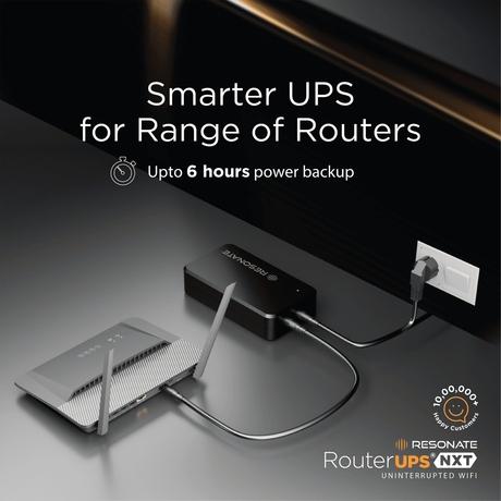 Resonate NxT 12V 3A Router UPS, Black-2