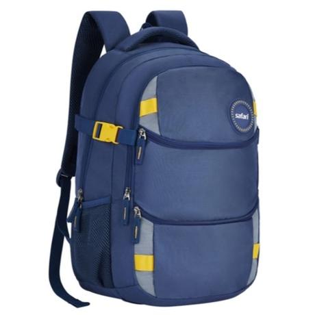 Safari Twin Deluxe 19 FB Laptop Backpack, Navy Blue-2