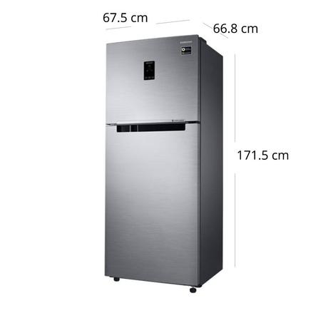 Samsung 394 L 2 Star Inverter Frost Free Double Door Refrigerator(RT39M5538S8 ELGNT INX, Convertible, Twin Cooling+)-8