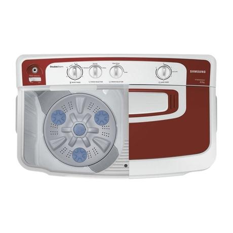 Samsung 8 Kg Top Loading Semi-Automatic Washing Machine, WT80M4000HR-10
