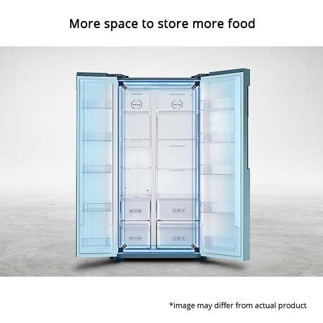 Buy Samsung 674 litres Side-by-Side Refrigerator, Starry Gold