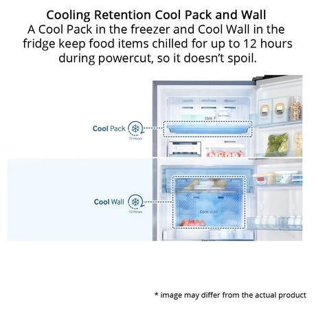 Buy Samsung 253 litres 3 Star Double Door Refrigerator, Elegant