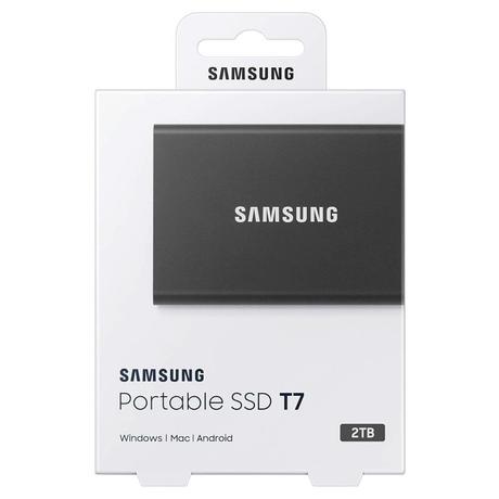 Samsung 2 TB T7 MU-PC2T0T Portable Solid State Drive (SSD), Titan Grey-7