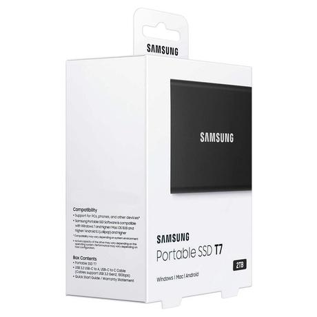 Samsung 2 TB T7 MU-PC2T0T Portable Solid State Drive (SSD), Titan Grey-9