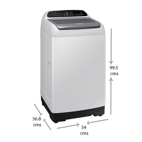Samsung 6.5 kg Top Load, Digital Inverter technology, Wobble Technlogy, Lint Filter, Gray, 5 Star (WA65T4262GG)-2
