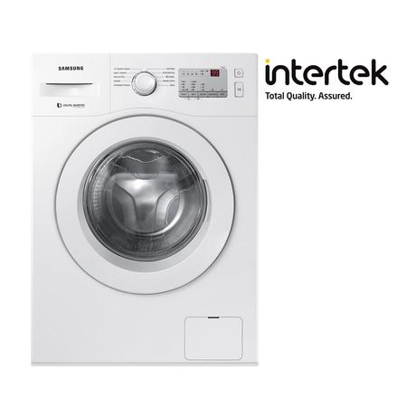 Samsung 6.0 Kg Inverter 5 Star Hygiene Steam Fully-Automatic Front Loading Washing Machine (WW60R20GLMA/TL, White, In-built Heater)-0