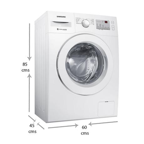 Samsung 6.0 Kg Inverter 5 Star Hygiene Steam Fully-Automatic Front Loading Washing Machine (WW60R20GLMA/TL, White, In-built Heater)-2