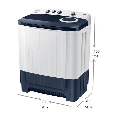 Samsung 8.5 kg 5 Star Semi-Automatic Top Loading Washing Machine (WT85R4000LL/TL, Light Grey, Air Turbo Drying)-1