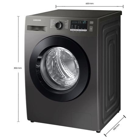 Samsung 8 Kg 5 Star Inverter Fully-Automatic Front Loading Washing Machine (WW80T4040CX1TL, Inox, In-Built Heater)-1