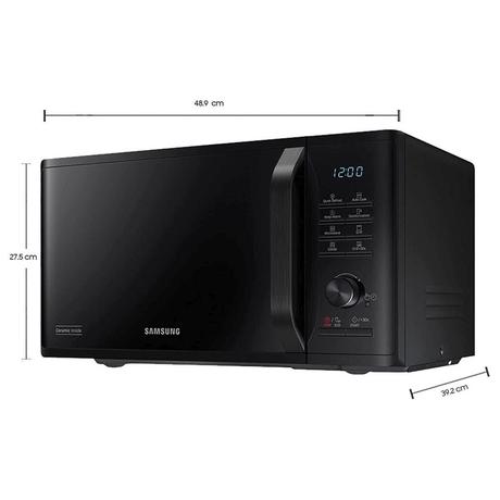 Samsung MG23A3515AK/TL, 23 Litre, 2300 Watts Grill Microwave Oven, Grill Fry, Browning, Black-1