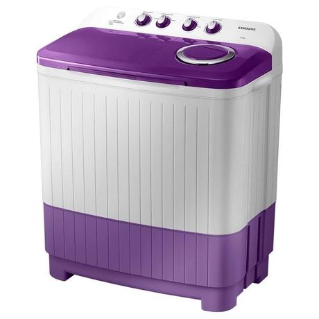 Samsung 7 Kg 5 Star Semi Automatic Top Load Washing Machine (WT70M3000UU/TL, Gray, Purple, Air Turbo Drying)-1