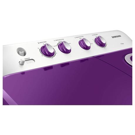 Samsung 7 Kg 5 Star Semi Automatic Top Load Washing Machine (WT70M3000UU/TL, Gray, Purple, Air Turbo Drying)-6