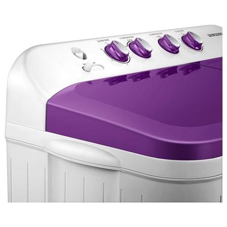 Samsung 7 Kg 5 Star Semi Automatic Top Load Washing Machine (WT70M3000UU/TL, Gray, Purple, Air Turbo Drying)-7