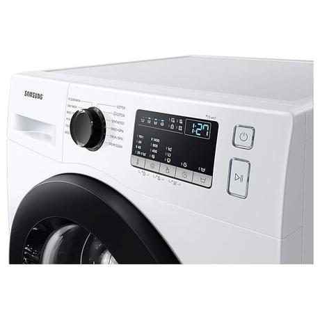 Samsung 8 Kg 5 Star Inverter with Hygiene Steam Fully-Automatic Front Loading Washing Machine (WW80T4040CE1TL, White, In-built Heater)-8
