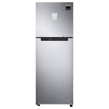 Samsung 253L 3 Star Inverter Frost Free Double Door Refrigerator (RT28T3523S8/HL Elegant Inox,Curd Maestro,Digital Display,Stabilizer Free Operation)-0