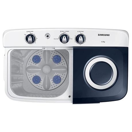 Samsung 6.5 Kg 5 Star Semi Automatic Top Load Washing Machine (WT65R2200LL/TL, Light Gray, Air Turbo Drying)-3