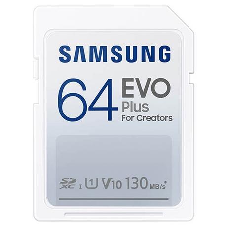 Samsung 64 GB EVO Plus SDXC Memory Card-0