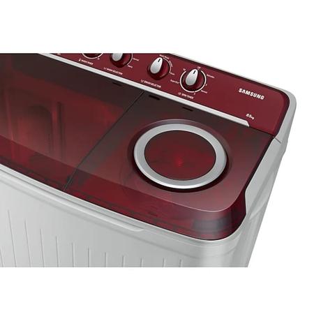 Samsung 8.5 kg Semi-Automatic Top Loading Washing Machine, Red, WT85B4200RR/TL-10