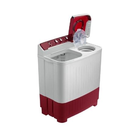 Samsung 8.5 kg Semi-Automatic Top Loading Washing Machine, Red, WT85B4200RR/TL-4
