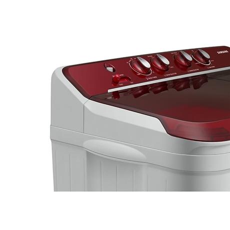 Samsung 8.5 kg Semi-Automatic Top Loading Washing Machine, Red, WT85B4200RR/TL-9