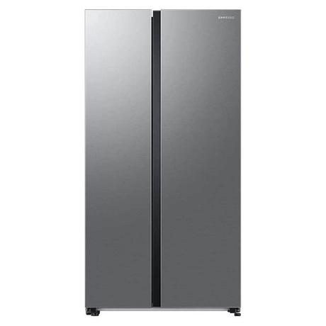 Samsung 653 litres 3 Star Side by Side Refrigerator, Real Stainless RS76CG8113SLHL-0