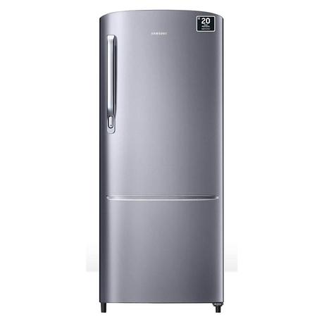 Samsung 183 L 3 Star Digital Inverter Direct Cool Single Door Refrigerator (RR20C1723S8/HL, Silver, Elegant Inox)-0