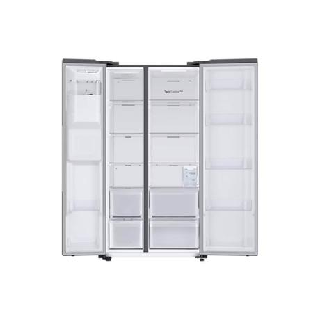 Samsung 633 L Convertible 5 in 1 Side by Side Refrigerator Real Steel, RS78CG8543SL-4
