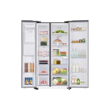 Samsung 633 L Convertible 5 in 1 Side by Side Refrigerator Real Steel, RS78CG8543SL-5