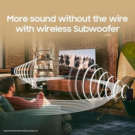 Samsung HW-C450 300 Watts 2.1 Channel Subwoofer, Soundbar, Black-5