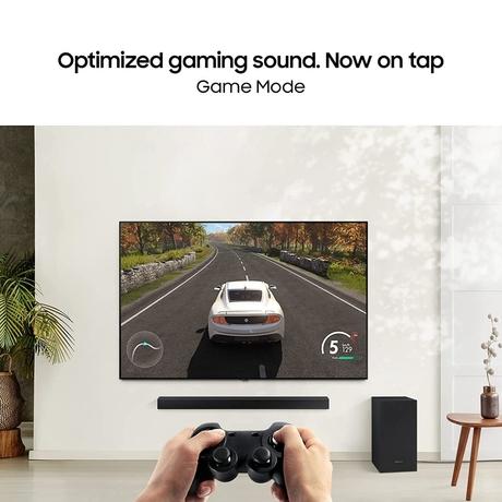 Samsung HW-B55E/XL, 2.1 Channel, Wireless Subwoofer, Soundbar, Black-3