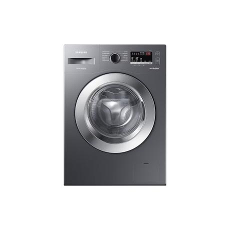 Samsung 7 kg Front Load, EcoBubble, Digital Inverter Motor, Hygiene Steam with In-Built Heater, Inox, 5 Star (WW70R22EK0X)-0