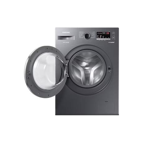 Samsung 7 kg Front Load, EcoBubble, Digital Inverter Motor, Hygiene Steam with In-Built Heater, Inox, 5 Star (WW70R22EK0X)-1