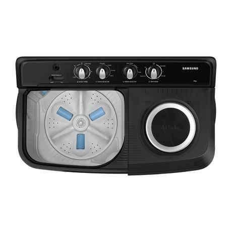 Samsung 8 kg Semi Automatic, Hexa Storm Pulsator, Dual Magic Filter, Air Turbo Drying, Dark Grey, 5 Star (WT80C4200GG)-3