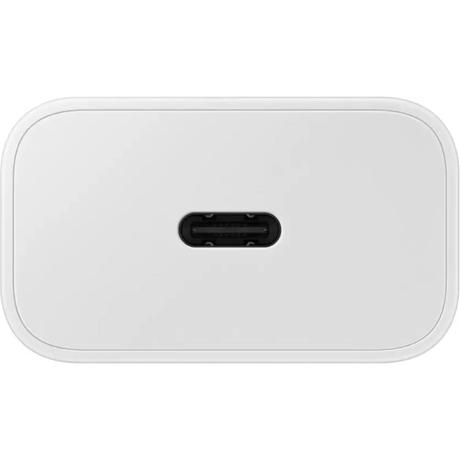 Samsung 25 W Adapter, Type-C, Fast Charging, Zero Standby Power Consumption, GAN Technology, Without Cable, White-3
