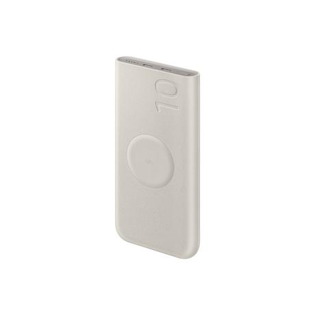 Samsung Galaxy 25 W 10000 mAh Wireless Power Bank, 2 Type-C ports, Wireless Charging Output, Charge 3 Devices Simultaneously (2 wired + 1 wireless), Type-C to Type-C Cable Included, Original, Grey-1