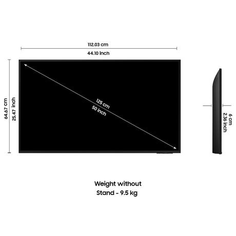Samsung 125 cm (50 Inch) 4K Ultra HD Smart TV (UA50DUE70BKLXL, Black)-3