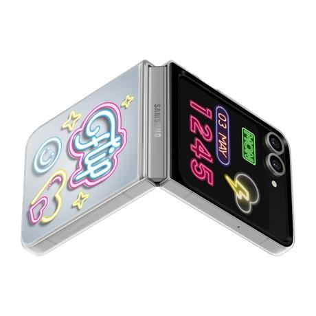 Samsung Galaxy Z Flip6 Flipsuit Case, Neon Card, Grey-4
