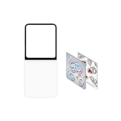 Samsung Galaxy Z Flip6 Flipsuit Case, Neon Card, Grey-5