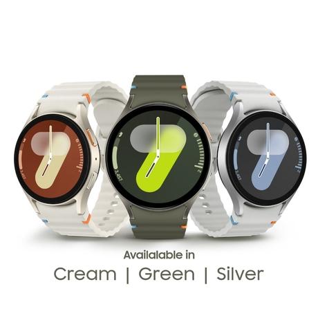 Samsung Galaxy Watch 7 40 mm Bluetooth + LTE Smart Watch, 3nm Processor, Dual GPS, Sapphire Glass & Armour Aluminum, 5ATM & IP68, HR, SpO2, BP & ECG Monitor, Green, SM-L305FZGAINS-5