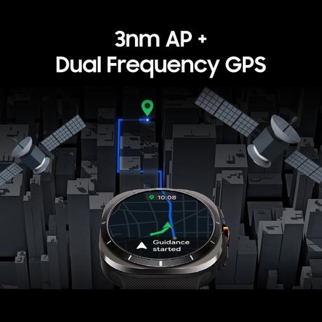 Samsung Galaxy Watch Ultra Smart Watch, Upto 100 H battery, 3nm Processor, Dual GPS, Quick Button/Siren, Sapphire Glass & Titanium, 10ATM & IP68, BP & ECG Monitor, Energy Score & AGEs, Titanium White, SM-L705FZWAINS-2